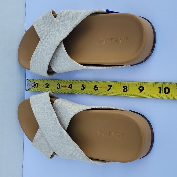 Rothy's Weekender Slide in Cream - Picture 11 of 11